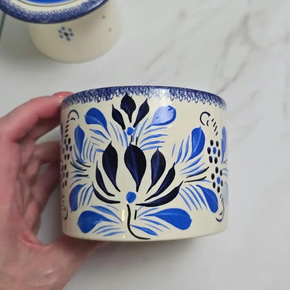 Vintage Henroit Quimper Butter bell Handpainted